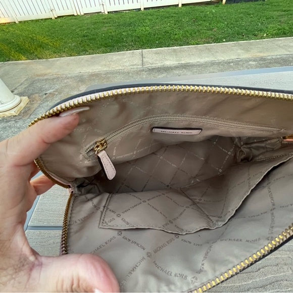 Michael Kors Blush Pink Satchel with Scarf Accent - Picture 5 of 5